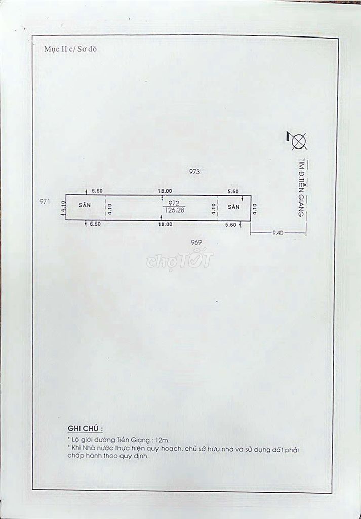 Bán mặt tiền khu sân bay 35 Tiền Giang,P2, Tân Bình 4,1x30 cn 126m2