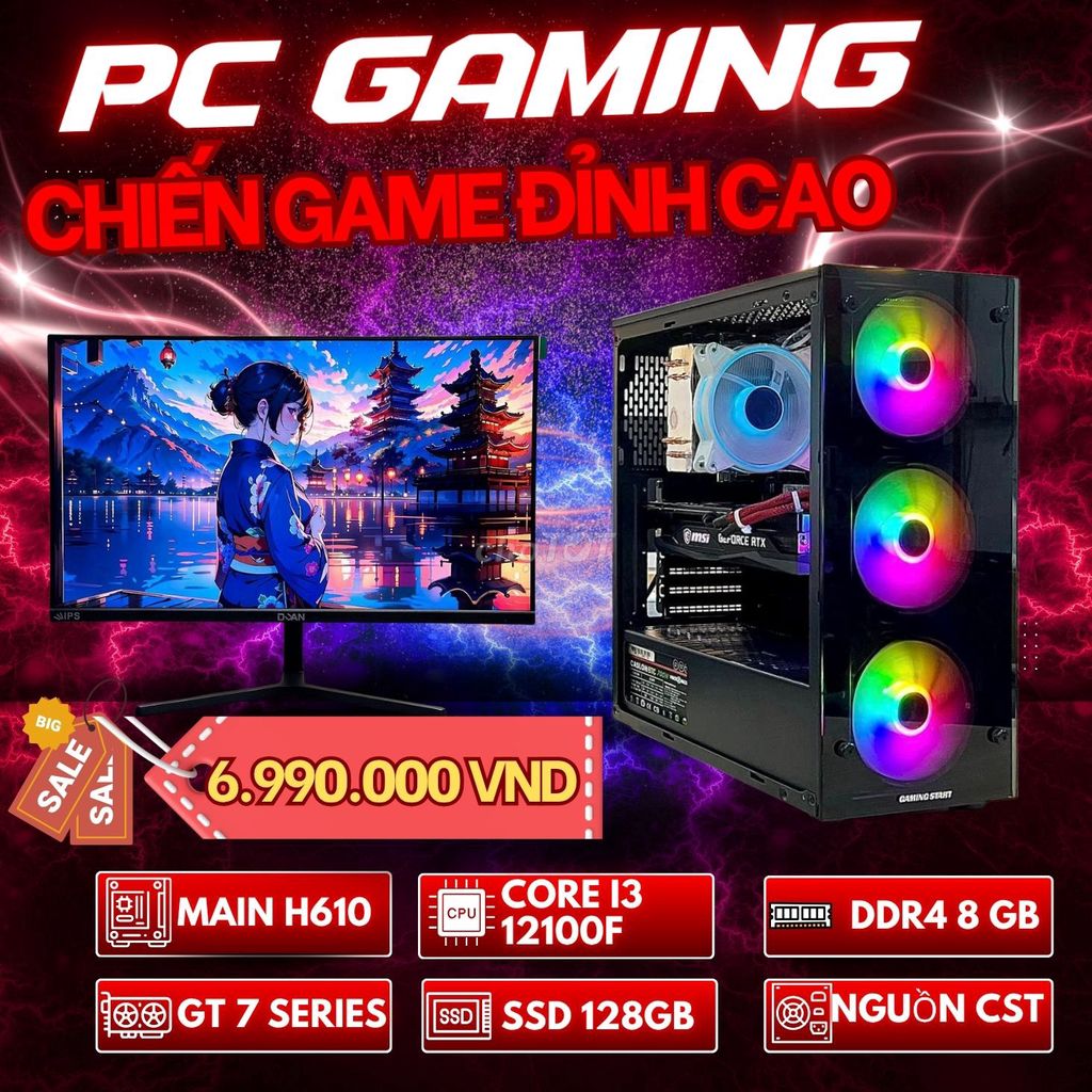 Xả kho Máy Tính Mới Siêu rẻ H610/ 12100F/ SSD /VIP. Mua bán Máy tính để bàn tại Quận Bắc Từ Liêm Hà Nội được đăng bởi Bán Máy Tính Uy Tín hình 1