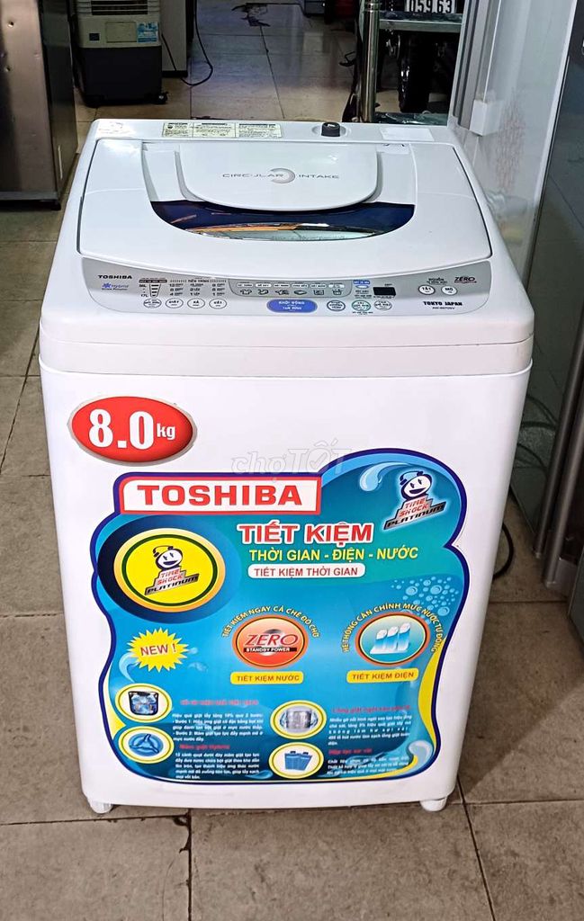 Máy giặt toshiba 8kg bảo hành 3 tháng