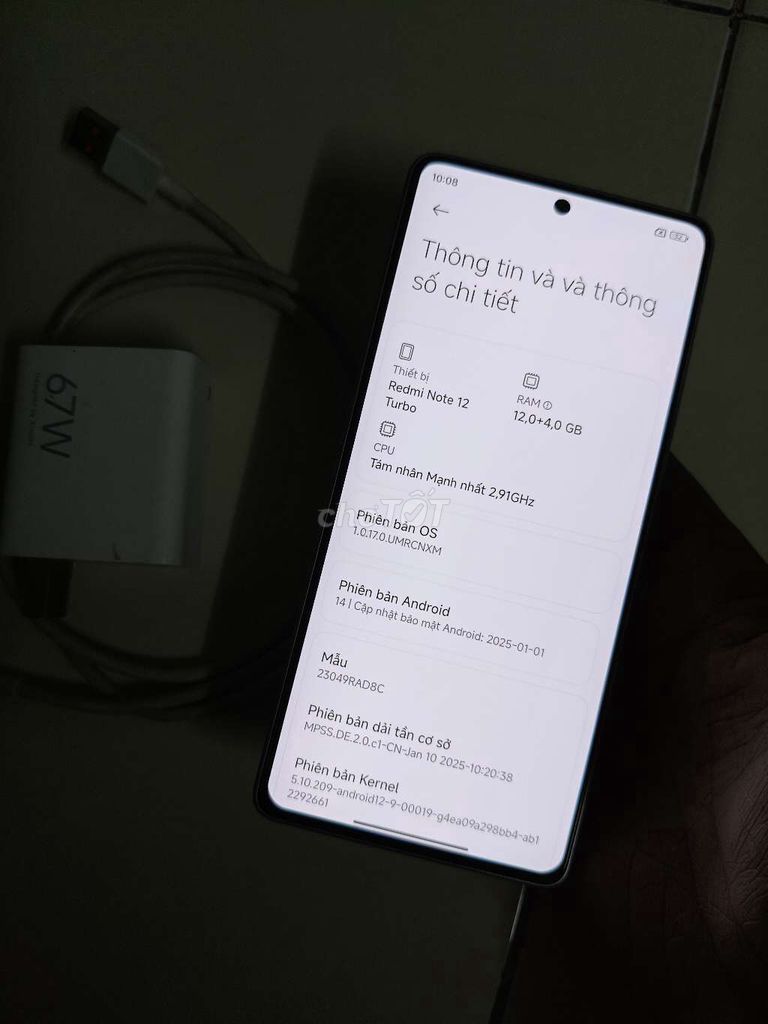 Redmi note 12 turbo 12/256 Nguyên zin