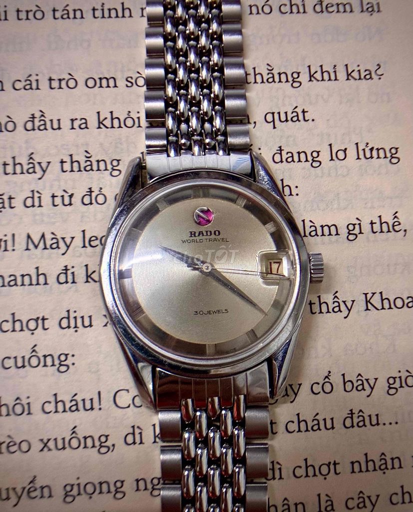 Rado World Travel Thép không gỉ 35mm. Mua bán Đồng hồ tại Thành phố Thủ Đức Tp Hồ Chí Minh được đăng bởi Nguyễn thanh ha hình 1