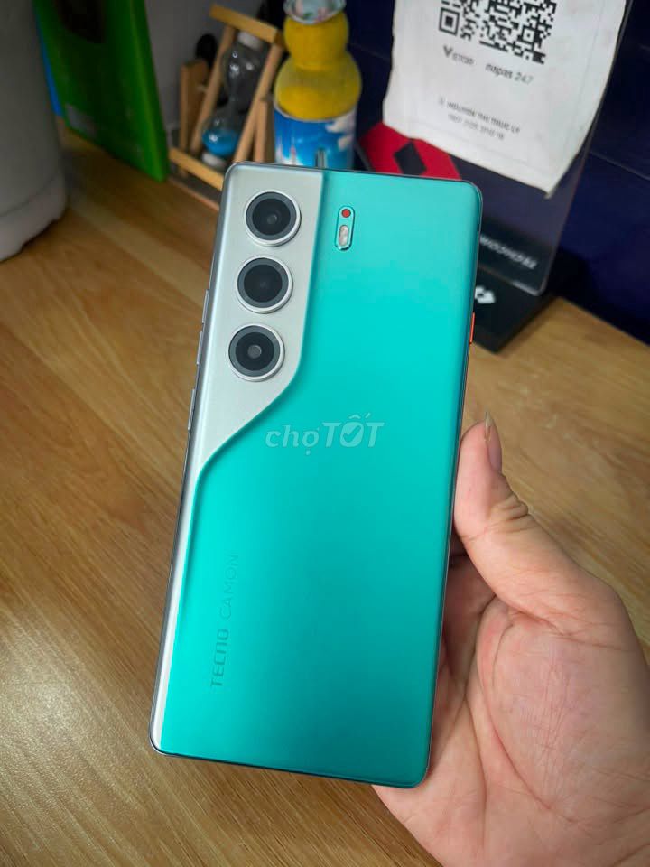 Tecno Camon 40 Pro 256GB Xanh ngọc Đã sử dụng. Mua bán Điện thoại tại Quận Gò Vấp Tp Hồ Chí Minh được đăng bởi Hội Đồ Điện Tử hình 1