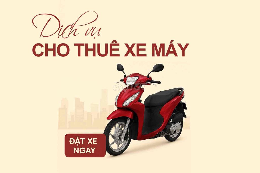 Cho thuê xe máy Honda Vision Tân Bình. Dịch vụ tại Quận Tân Bình Tp Hồ Chí Minh được đăng bởi Xét Tuyển Thạc Sĩ hình 1