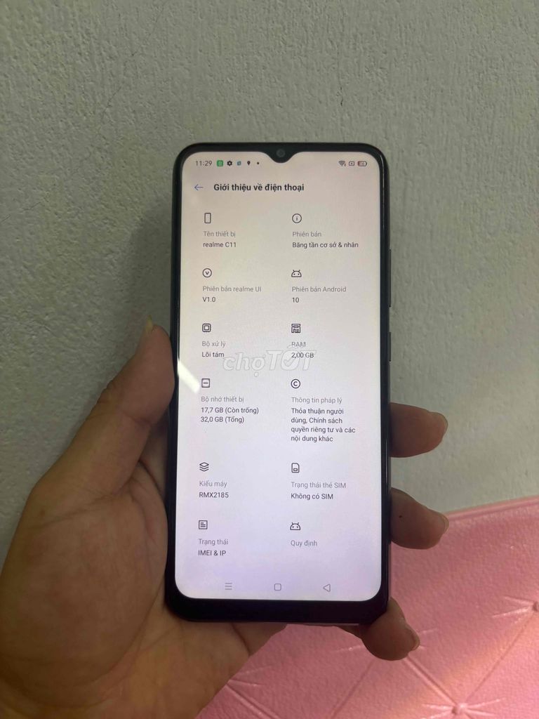 Realme C11 32GB Đen. Mua bán Điện thoại tại Thành phố Bà Rịa Bà Rịa - Vũng Tàu được đăng bởi thanh lý hình 1