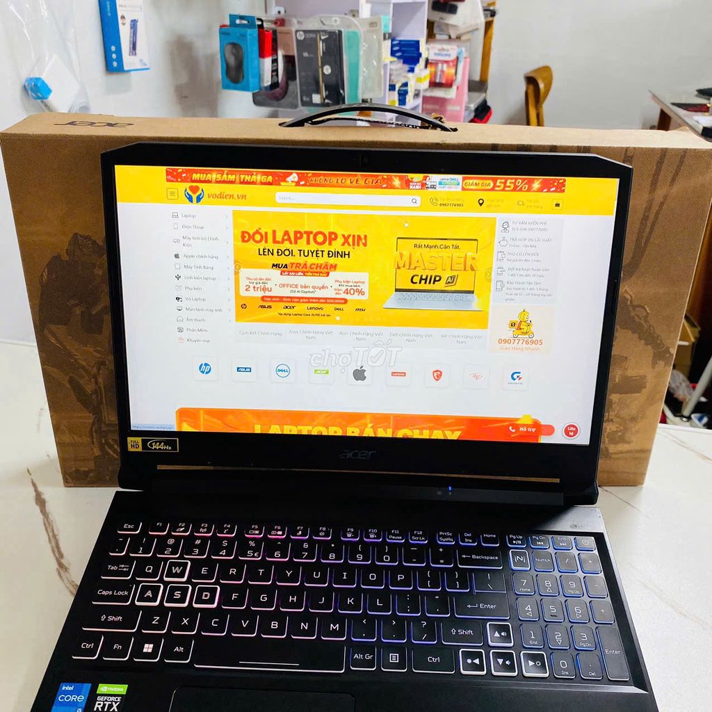 Acer Nitro5 AN515-57 i5-11400H 16GB/512GB RTX3050. Mua bán Laptop tại Quận Ninh Kiều Cần Thơ được đăng bởi Võ Diện hình 1