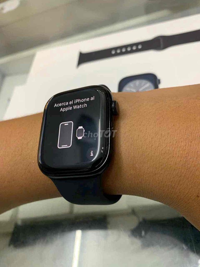 Bán apple watch sr10:46 jetblack likenew zin 100%