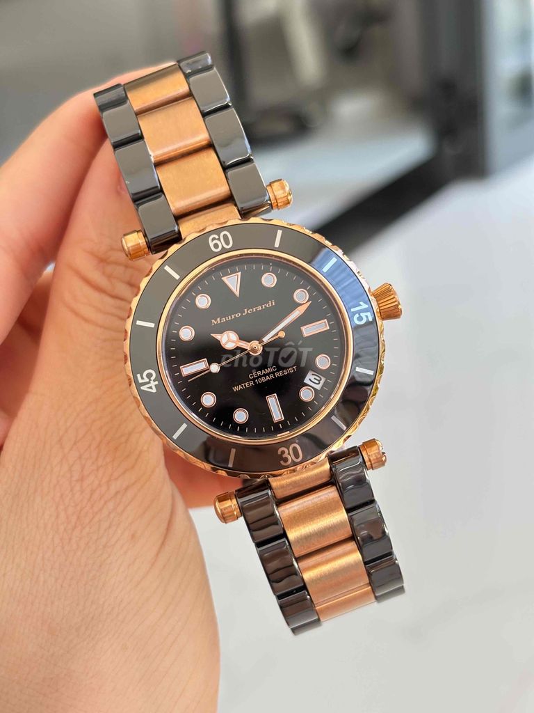 Đồng hồ Mauro Jerardi 38mm Đã dùng. Mua bán Đồng hồ tại Huyện Cam Lâm Khánh Hòa được đăng bởi TRƯƠNG THỊ SHOP hình 1