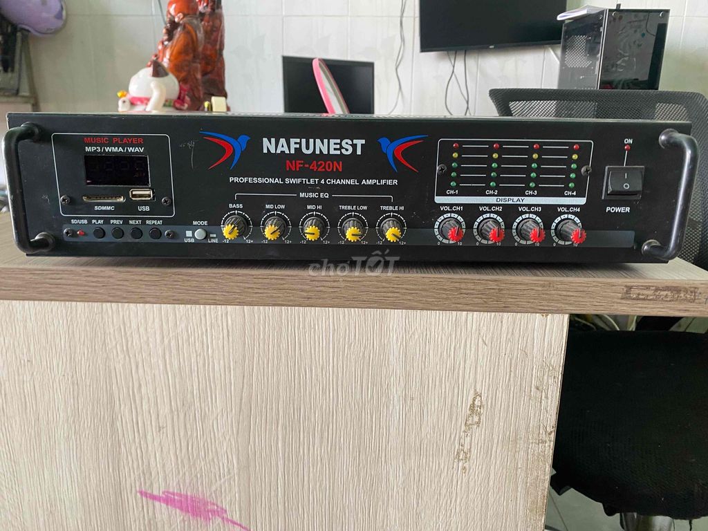 amli Bộ khuếch đại NAFUNEST NF-420N. Mua bán Tivi, Âm thanh tại Thị xã Bến Cát Bình Dương được đăng bởi ĐIỆN TỬ HÀNG THANH LÝ hình 1