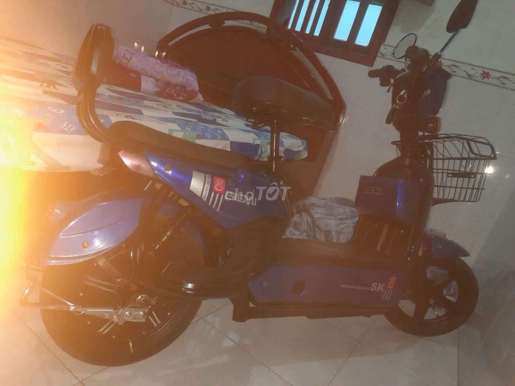 Xe đạp điện ít chạy nên còn mới tinh. Mua bán Xe điện tại Huyện Long Hồ Vĩnh Long được đăng bởi  Nguyễn Gia Hào  hình 1