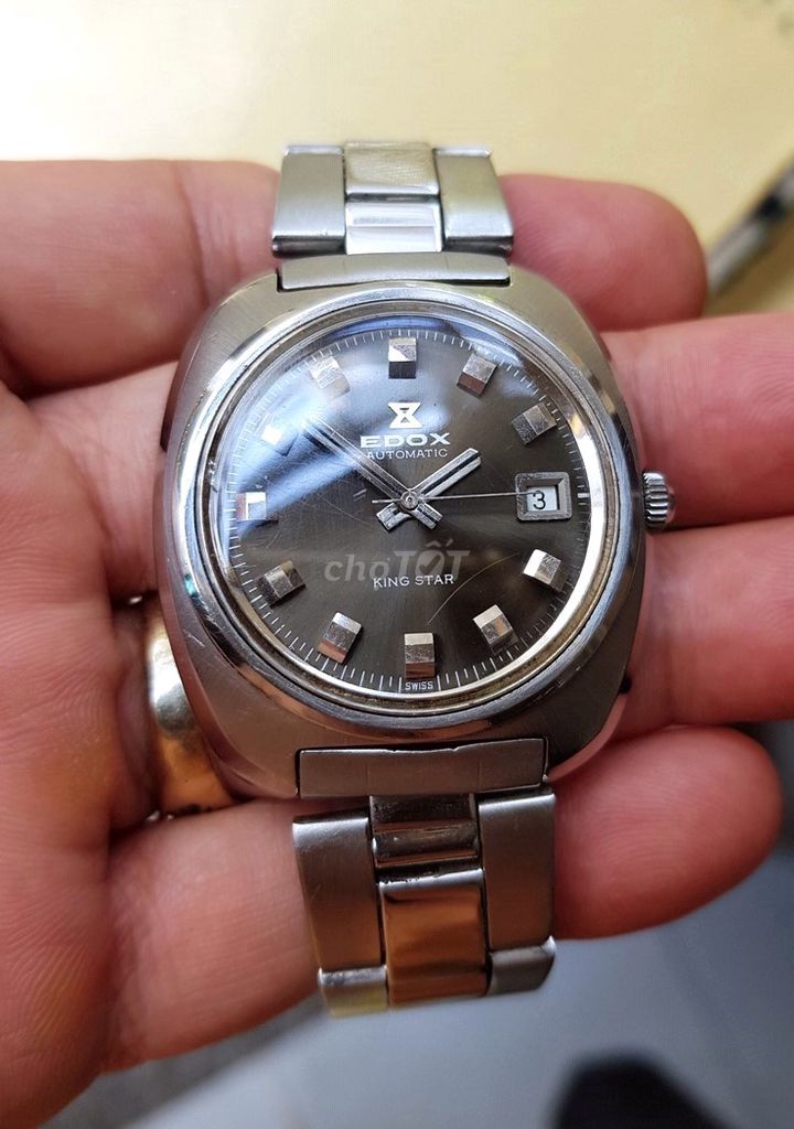 Đh. Thụy sĩ danh hiệu EDOX King Star  size 38. Mua bán Đồng hồ tại Quận 3 Tp Hồ Chí Minh được đăng bởi ANH hình 1