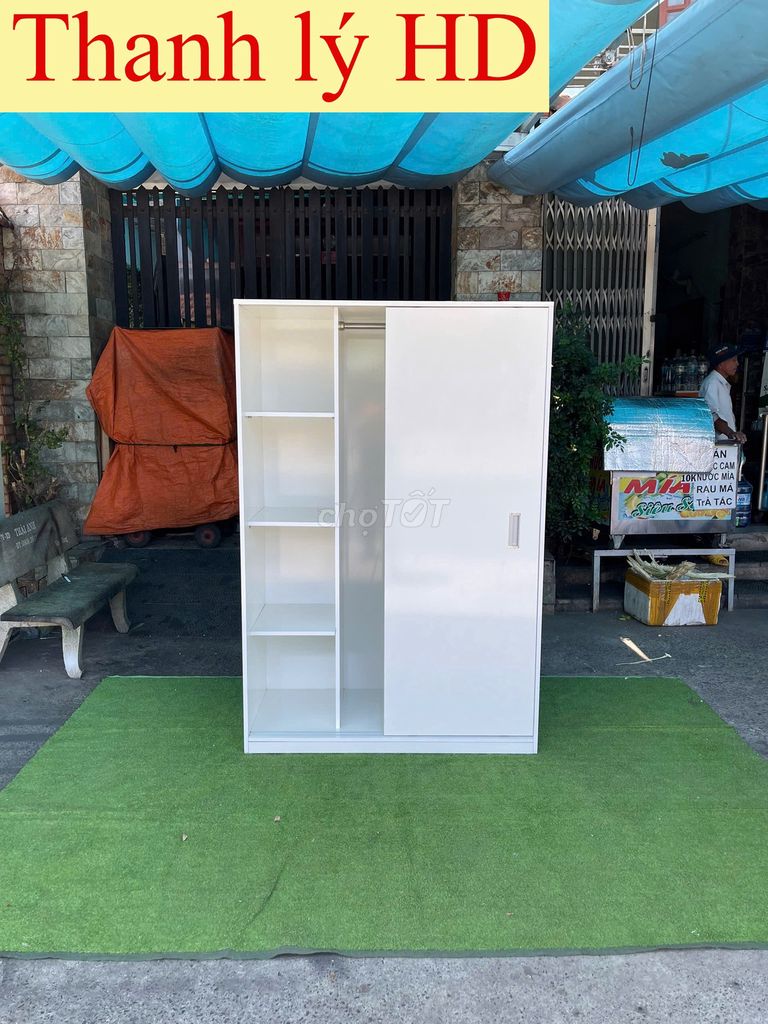Tủ quần áo gổ_tủ quần áo 1m2_tủ quần áo cửa lùa_4. Mua bán Tủ, kệ gia đình tại Quận Bình Thạnh Tp Hồ Chí Minh được đăng bởi Nội Thất HD Đóng Mới Theo Yêu Cầu hình 1