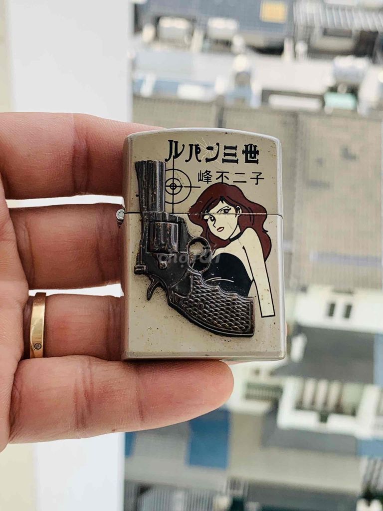 zippo Nhật đẹp độ mới cao kêu thanh