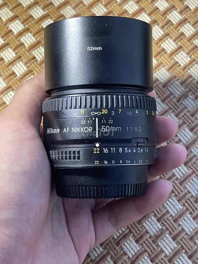 Ống kính Nikon AF Nikkor 50mm f/1.8 D Đen. Mua bán Máy ảnh, Máy quay tại Quận Liên Chiểu Đà Nẵng được đăng bởi Hoàng Nguyễn hình 1
