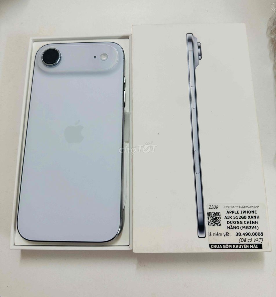 Apple iPhone Air 512GB Xanh dương. Mua bán Điện thoại tại Quận Đống Đa Hà Nội được đăng bởi Echi Nguyễn hình 1