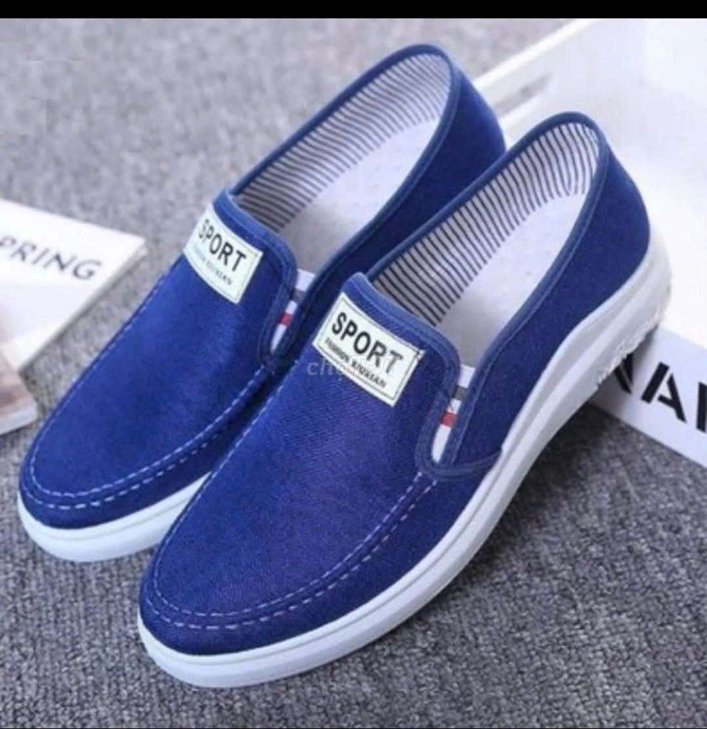 Giày lười nam vải thoáng khí size 40. Mua bán Giày dép tại Quận 5 Tp Hồ Chí Minh được đăng bởi Nguyenphuong hình 1