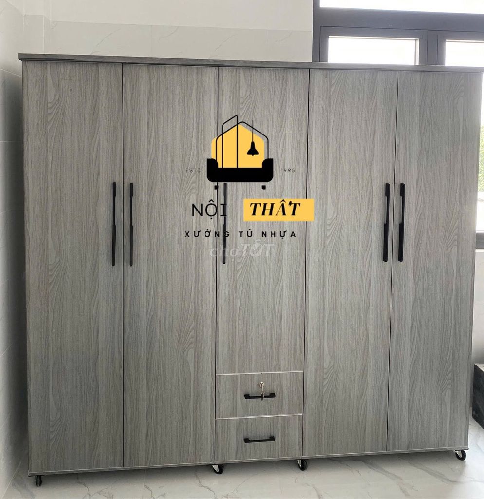 Tủ quần áo Nhựa Đài Loan 1m8x1m85. Mua bán Tủ, kệ gia đình tại Huyện Cần Giuộc Long An được đăng bởi Cửa Hàng Nội Thất hình 1