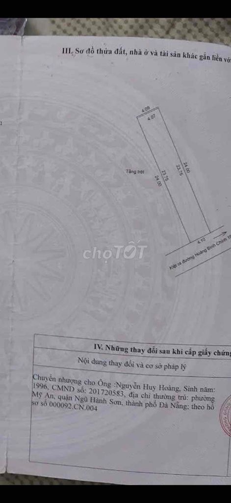 🏠 BÁN NHÀ CẤP 4 – KIỆT HOÀNG BÌNH CHÍNH, NGŨ HÀNH SƠN – ĐÀ NẴNG 🏠. Mua bán nhà ở tại Quận Ngũ Hành Sơn Đà Nẵng được đăng bởi Trang hình 2