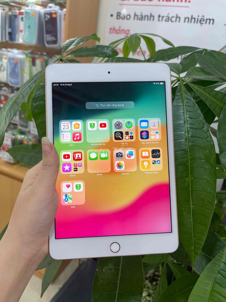 Ipad mini 5 zin full vỏ hơi xấu