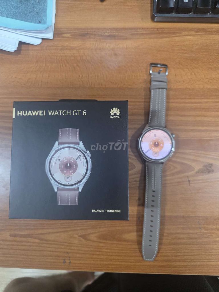 Huawei Watch GT 6 Dây da Nâu 46mm 99%. Mua bán Thiết bị đeo thông minh tại Quận Hoàng Mai Hà Nội được đăng bởi Nguyễn Anh Tuấn hình 1