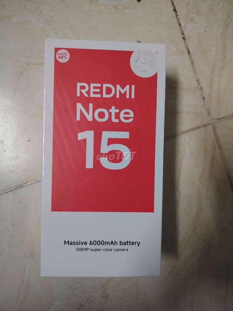 Xiaomi Redmi Note 15 256GB Tím Mới. Mua bán Điện thoại tại Quận 7 Tp Hồ Chí Minh được đăng bởi Xuân Quy hình 1