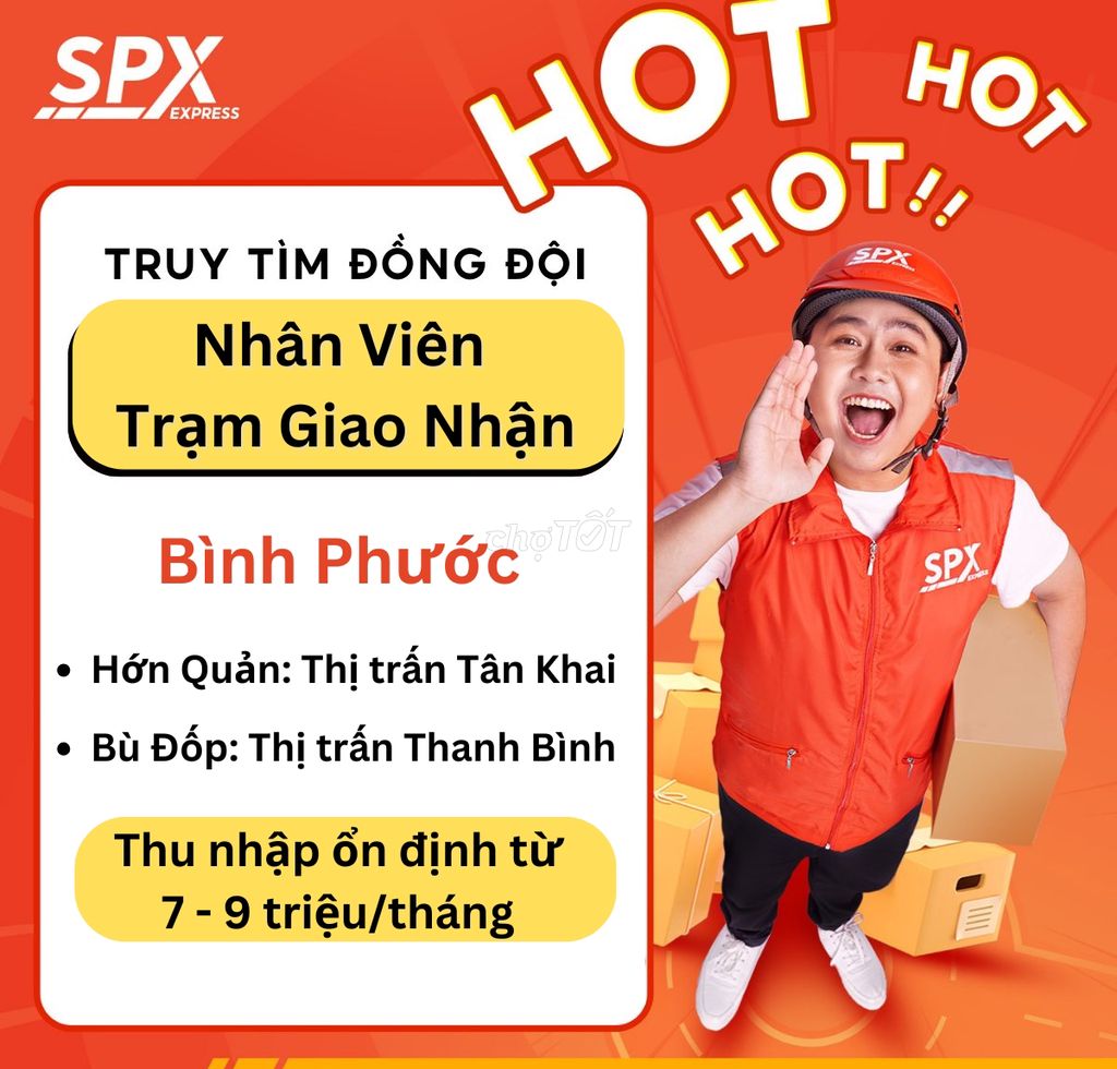 [Bình Phước] Điều Phối Bưu Cục - Đồng Xoài