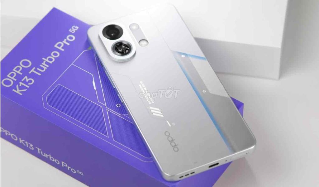 Oppo K13 Turbo Pro 5G 256GB Bạc. Mua bán Điện thoại tại Thành phố Cà Mau Cà Mau được đăng bởi Thanh phong  hình 1
