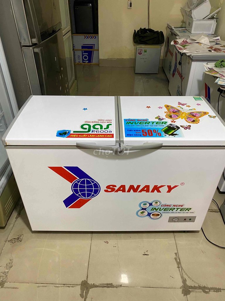 Cần thanh Lý Tủ Full Đông sanaaky inverter mới 90%