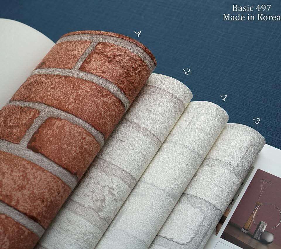 Giấy dán tường Vinyl giả gạch Hàn Quốc chống cháy. Mua bán Nội thất, đồ gia dụng khác tại Quận Tân Phú Tp Hồ Chí Minh được đăng bởi Trang Trí Nội Thất Không Gian Mới  hình 1