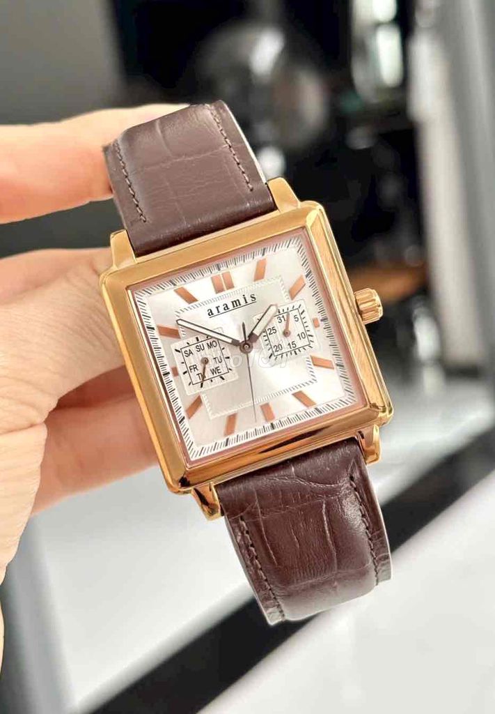 Đồng hồ Aramis Tank Nữ Vàng hồng. Mua bán Đồng hồ tại Huyện Cam Lâm Khánh Hòa được đăng bởi TRƯƠNG THỊ SHOP hình 1