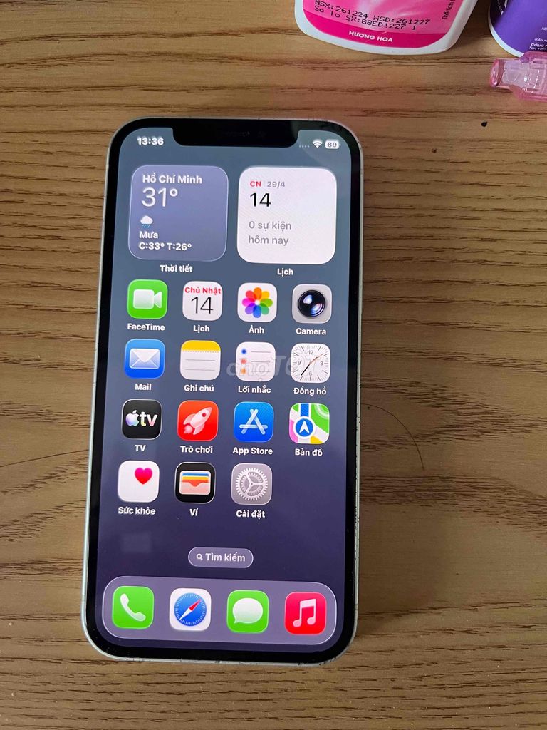 Apple iPhone 12 Trắng sim ghép. Mua bán Điện thoại tại Huyện Long Điền Bà Rịa - Vũng Tàu được đăng bởi tran khang hình 1