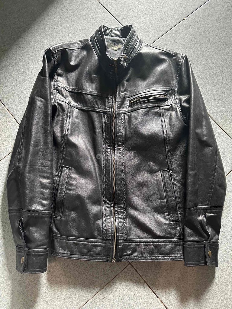 Áo khoác da nam cổ đứng. Mua bán Quần áo tại Huyện Ea Kar Đắk Lắk được đăng bởi Trần Hoàng Long hình 1