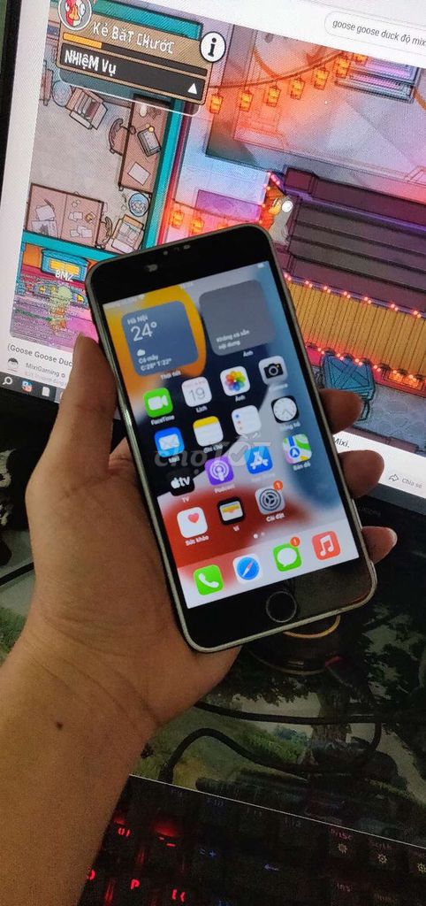 Apple iPhone 7 Plus 128GB Đen Nứt nhẹ. Mua bán Điện thoại tại Huyện Trảng Bom Đồng Nai được đăng bởi Bán Vốn hình 1
