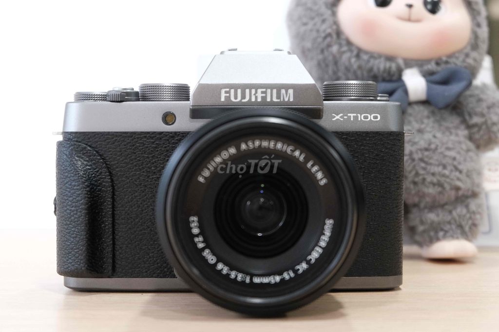 FUJIFILM X-T100 KÈM KIT 15-45MM XÁM BẠC