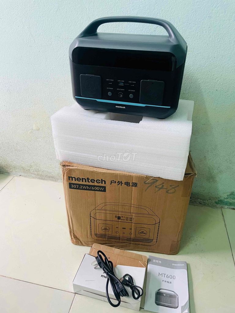 trạm điện di động mentech 600w. Mua bán Nội thất, đồ gia dụng khác tại Quận Ngũ Hành Sơn Đà Nẵng được đăng bởi Thái Ryobi hình 1