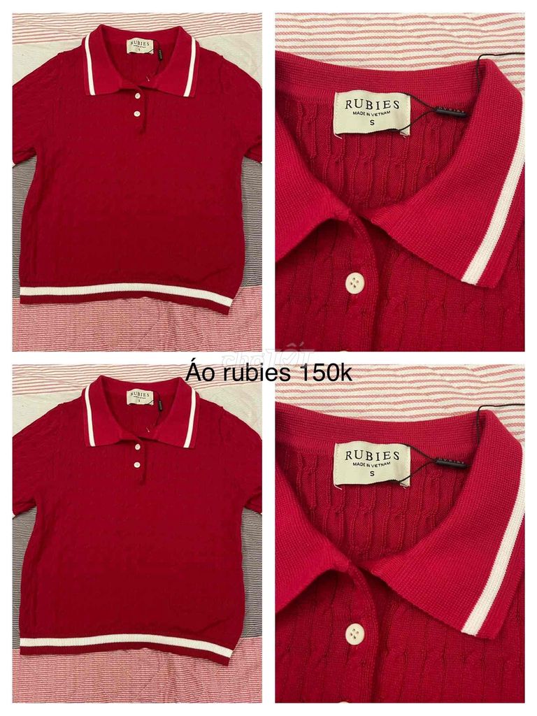 Áo Polo Rubies len đỏ size S. Mua bán Quần áo tại Huyện Thuỷ Nguyên Hải Phòng được đăng bởi Hoàng Yến hình 3