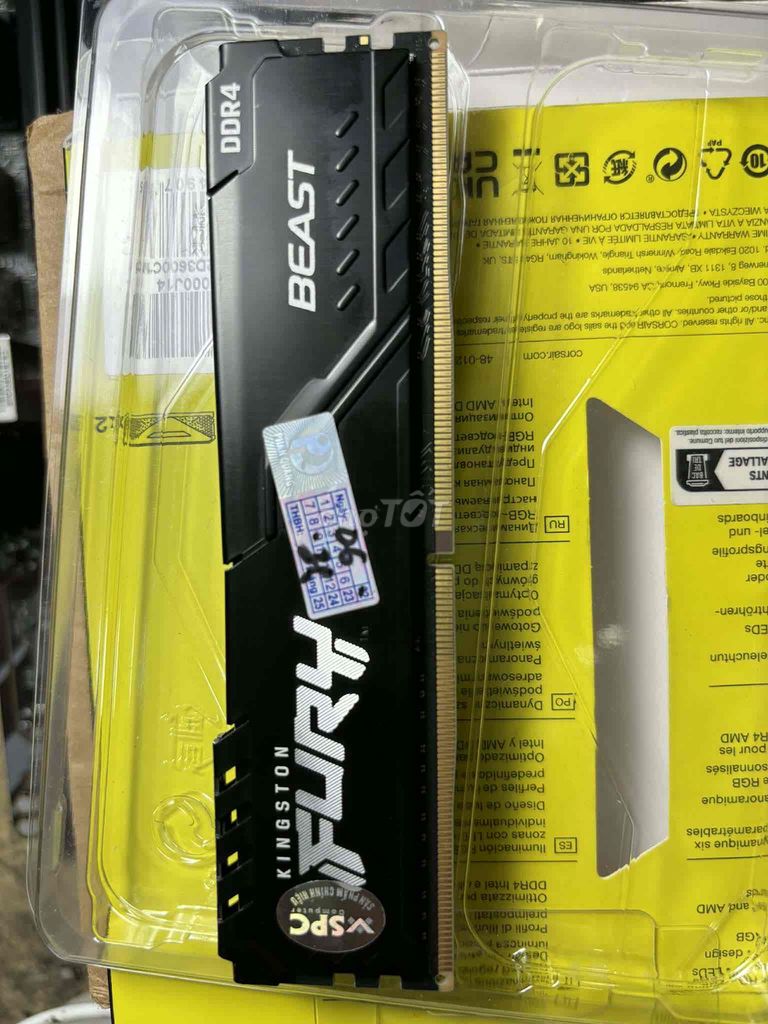 Fury buss 3200 bán hoặc trade 8x2. Mua bán Linh kiện (RAM, Card...) tại Huyện Núi Thành Quảng Nam được đăng bởi too hình 1