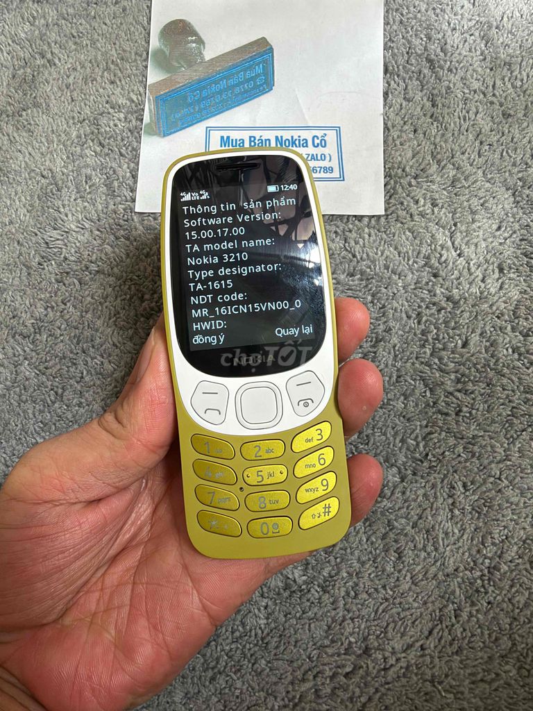 3210 4G 2 sim sạc typec zin đẹp 99%. Mua bán Điện thoại tại Quận 10 Tp Hồ Chí Minh được đăng bởi Mua Bán Nokia Cổ hình 1