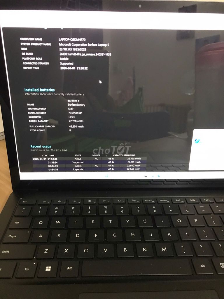 Microsoft Surface Laptop 5 I7-1265U 16GB/256GB. Mua bán Laptop tại Quận Đống Đa Hà Nội được đăng bởi Đỗ Xuân Hiếu hình 1
