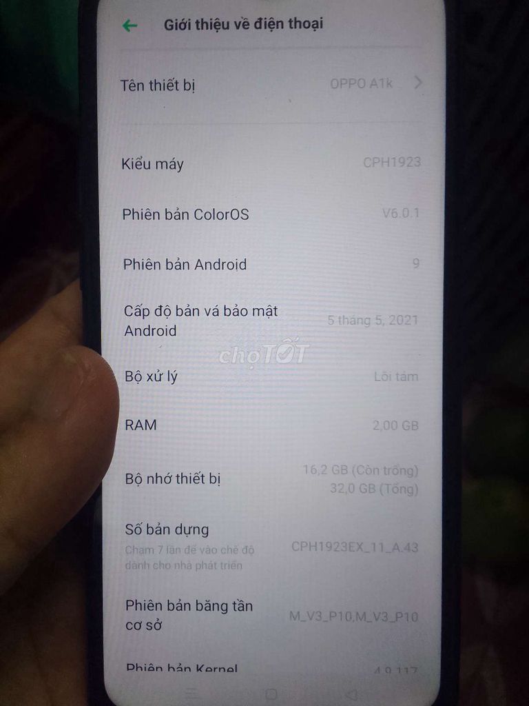 oppo a1k. Mua bán Điện thoại tại Quận Ngô Quyền Hải Phòng được đăng bởi Thanh Thanh hình 1