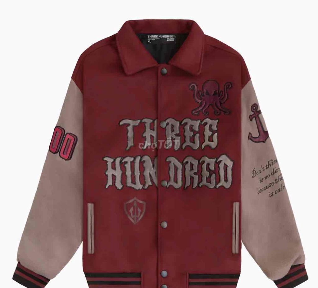 CẦN PASS ÁO VARSITY JACKET UNISEX XL