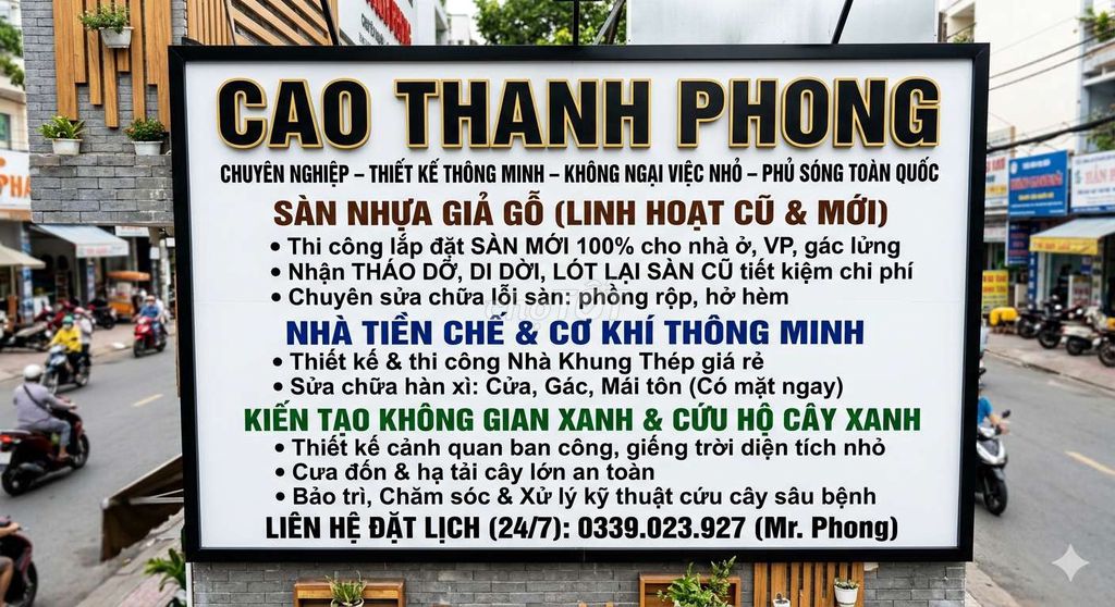 Dịch vụ thiết kế thi công sàn nhựa giả gỗ. Dịch vụ tại Quận 8 Tp Hồ Chí Minh được đăng bởi Thơm Vũ Thị hình 1