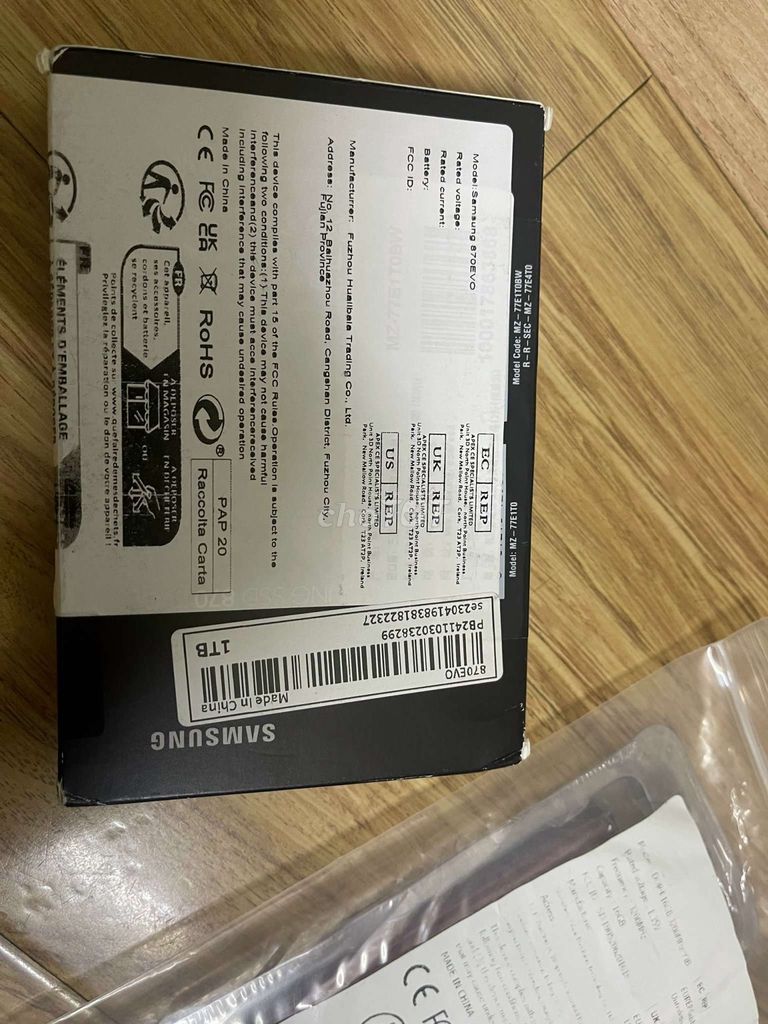 Samsung 870 EVO 1TB SATA 2.5 Trung Quốc. Mua bán Linh kiện (RAM, Card...) tại Quận Hoàn Kiếm Hà Nội được đăng bởi Kin kin Nâu hình 1