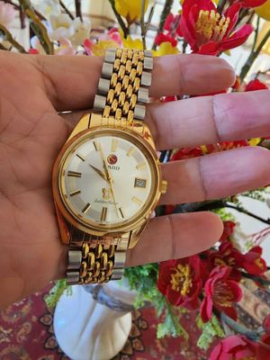 Đồng hồ Rado tái bản 1980 demi dây thép hạt gạo