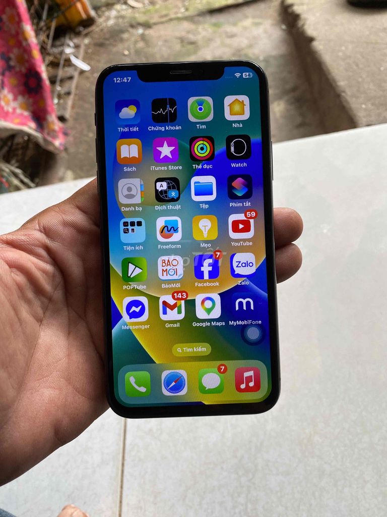 Apple iPhone X 64GB Đen Mất Face ID Đã sử dụng. Mua bán Điện thoại tại Huyện Bình Chánh Tp Hồ Chí Minh được đăng bởi phan quang hình 1
