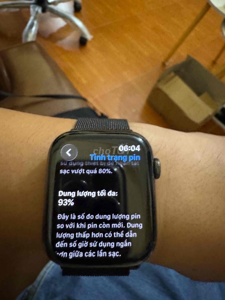 Apple Watch Series 7 45mm Đen Thép. Mua bán Thiết bị đeo thông minh tại Huyện Kiến Xương Thái Bình được đăng bởi Huy Phạm hình 1