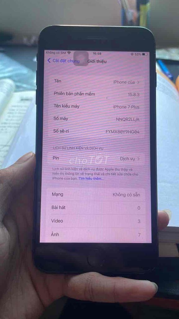 Apple iPhone 7 Plus 32GB Đen. Mua bán Điện thoại tại Thành phố Vinh Nghệ An được đăng bởi Huy Nguyễn hình 1
