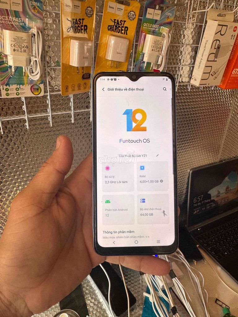 Vivo Y21 64GB. Mua bán Điện thoại tại Huyện Thới Bình Cà Mau được đăng bởi hoang phi hình 1