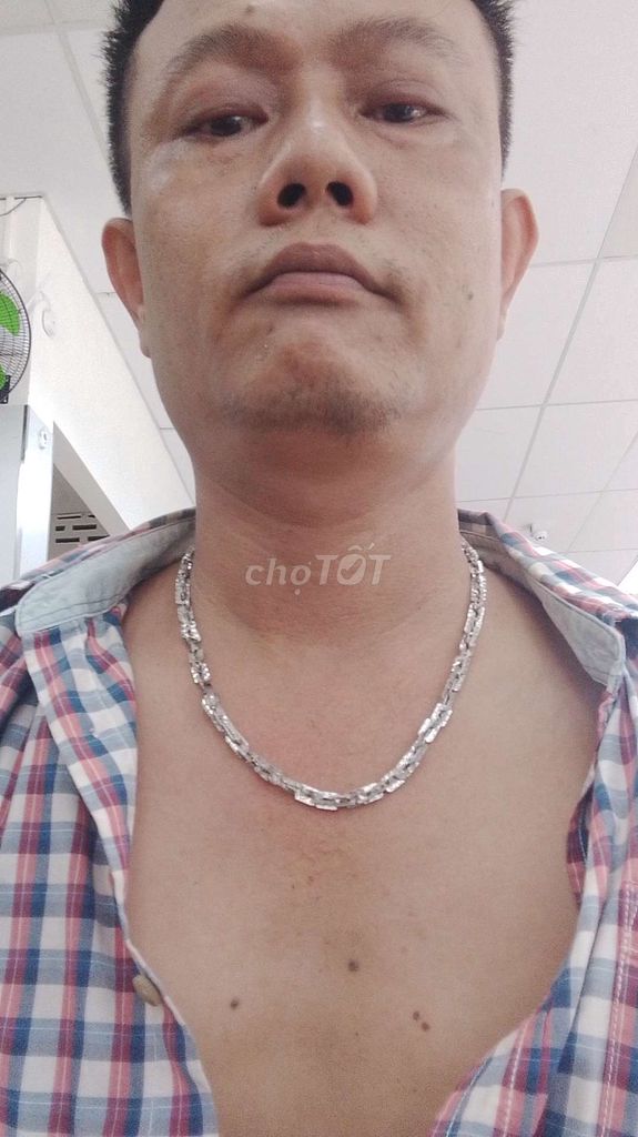 Dây chuyền nam bạc si bạch kim. Mua bán Phụ kiện thời trang khác tại Quận 3 Tp Hồ Chí Minh được đăng bởi chơi vì dam me hình 1