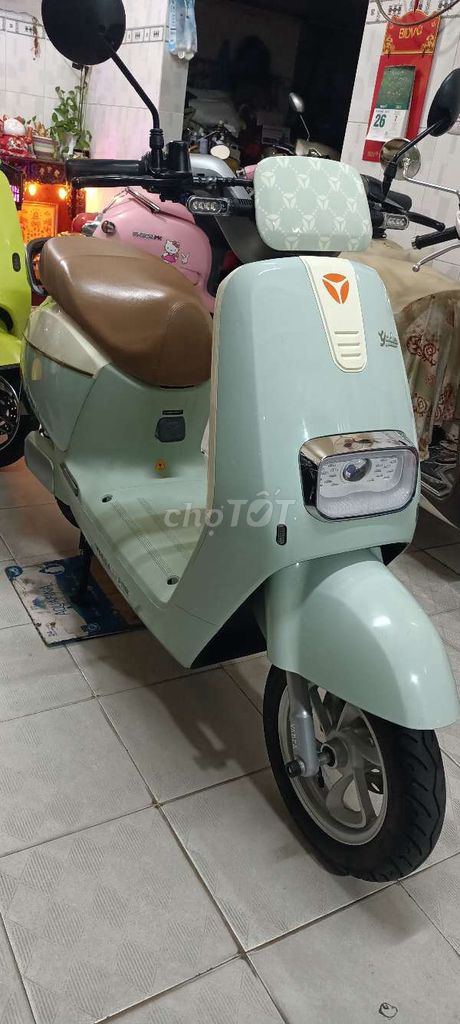 Xe máy điện YADEA Xanh ngọc. Mua bán Xe điện tại Quận 5 Tp Hồ Chí Minh được đăng bởi THẮNG Q5 hình 4