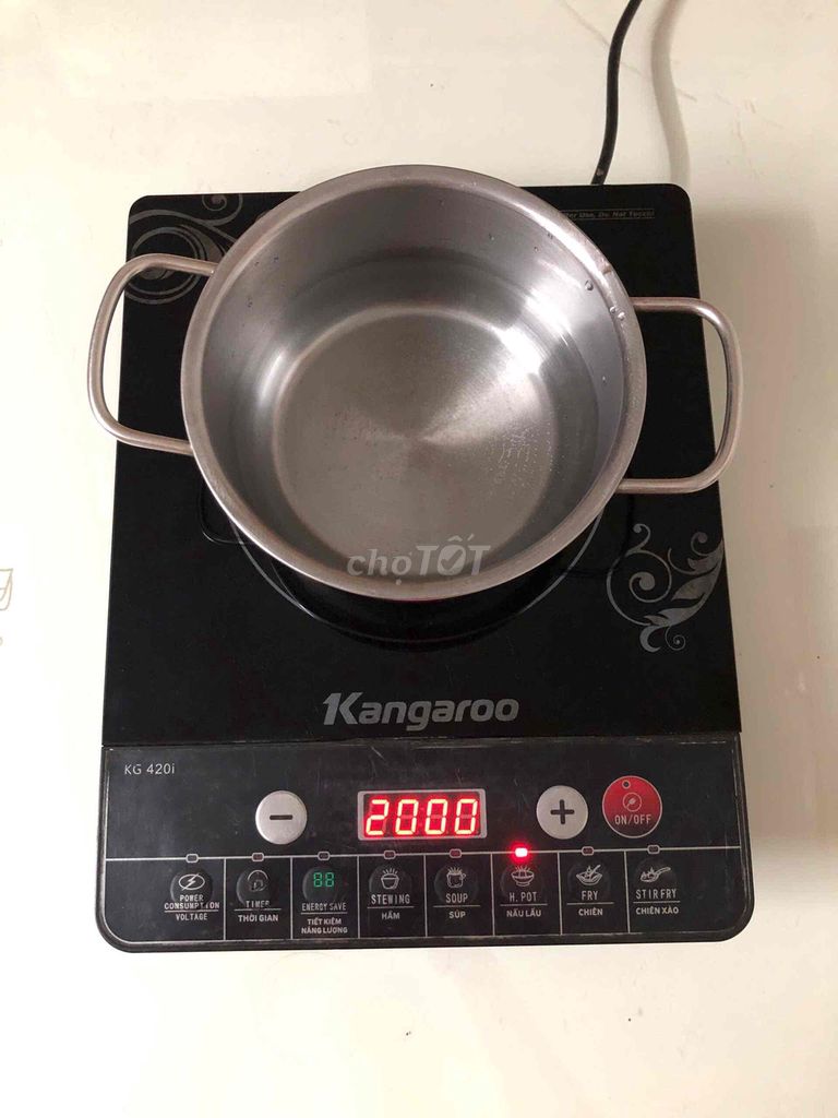 bếp từ kangaroo nấu nhanh sôi